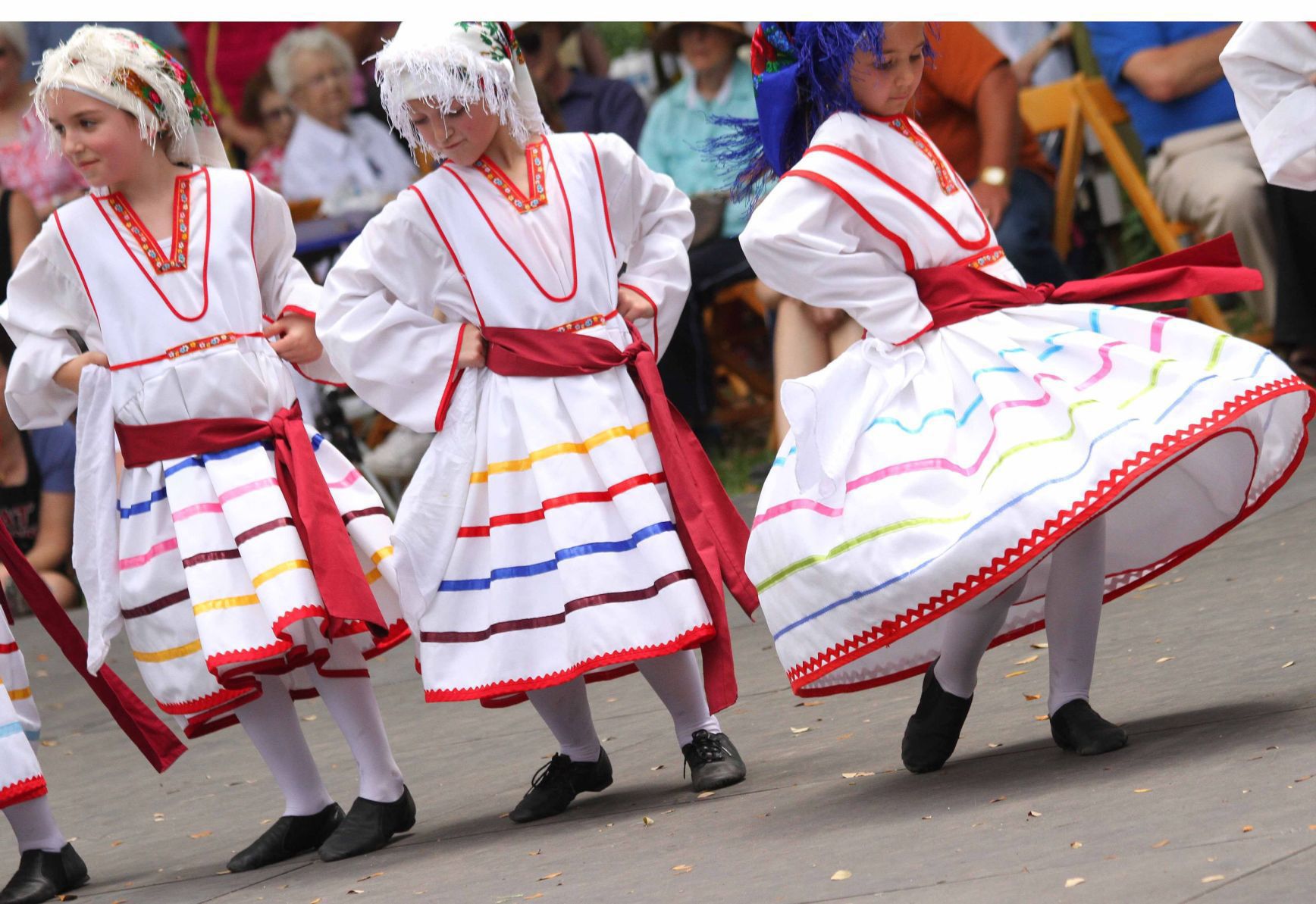 Greek Festival twirly skirt dancing
